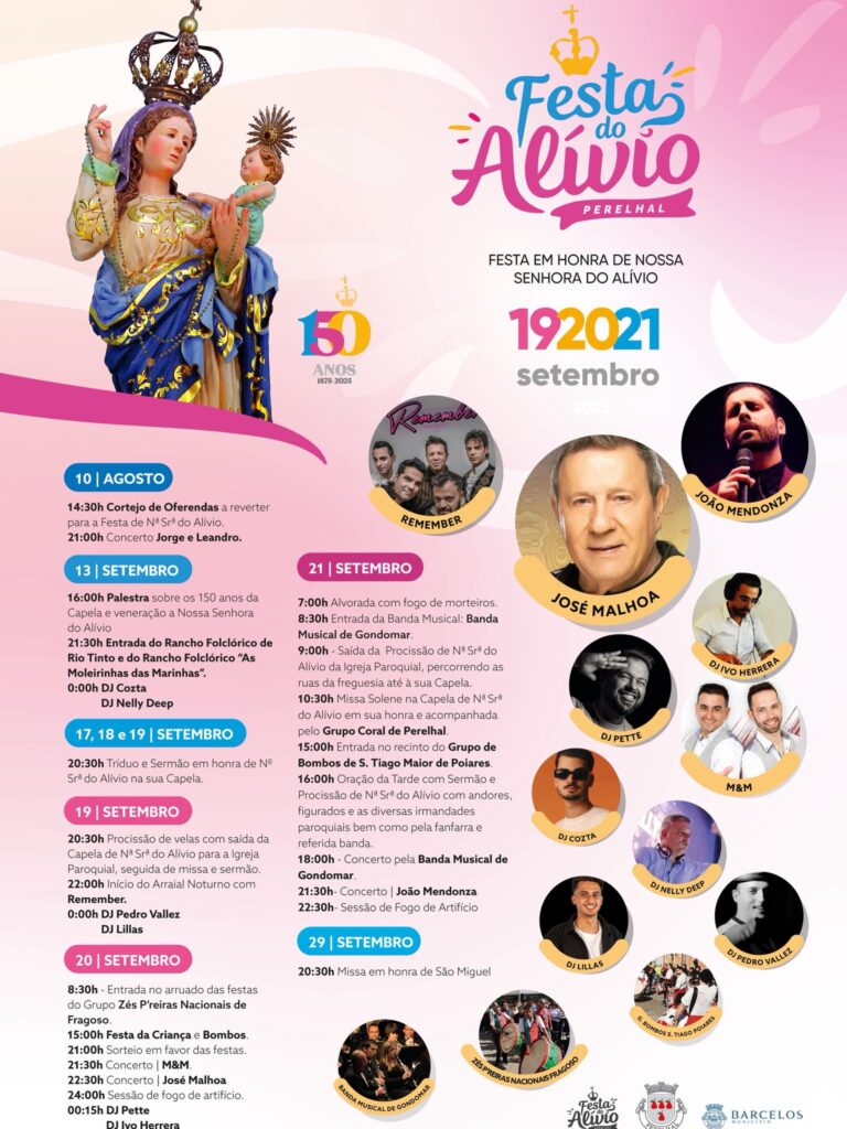 Esta capela celebra 150 anos. Fica em Perelhal e "Alívio" já está em festa Alivio perelhal barcelos festa