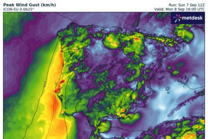 meteo tempo chuva frio norte douro minho