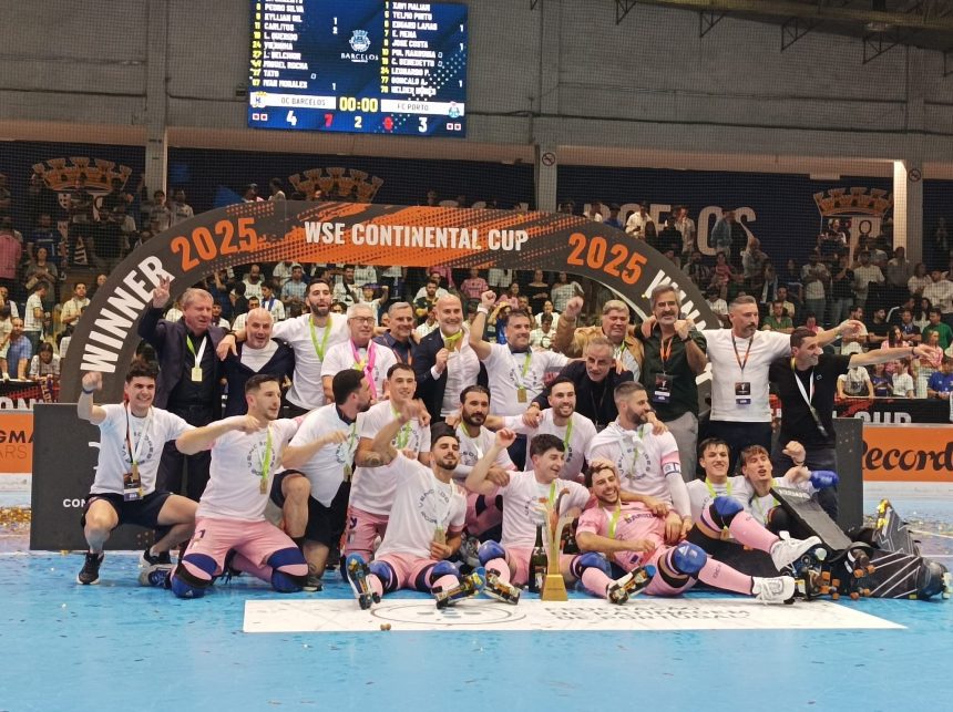 Hóquei em Patins: OC Barcelos conquista Taça Continental após 33 anos Oc barcelos
