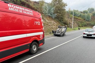 arcos de valdevez bombeiros acidente