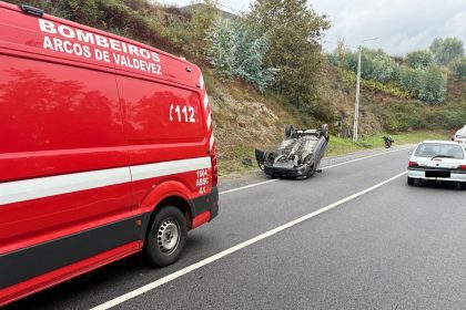 arcos de valdevez bombeiros acidente