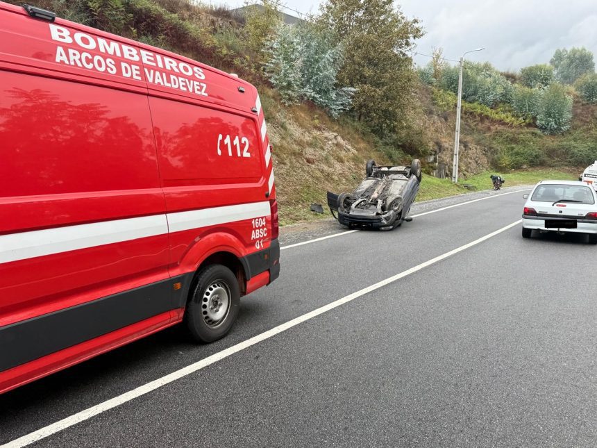 arcos de valdevez bombeiros acidente