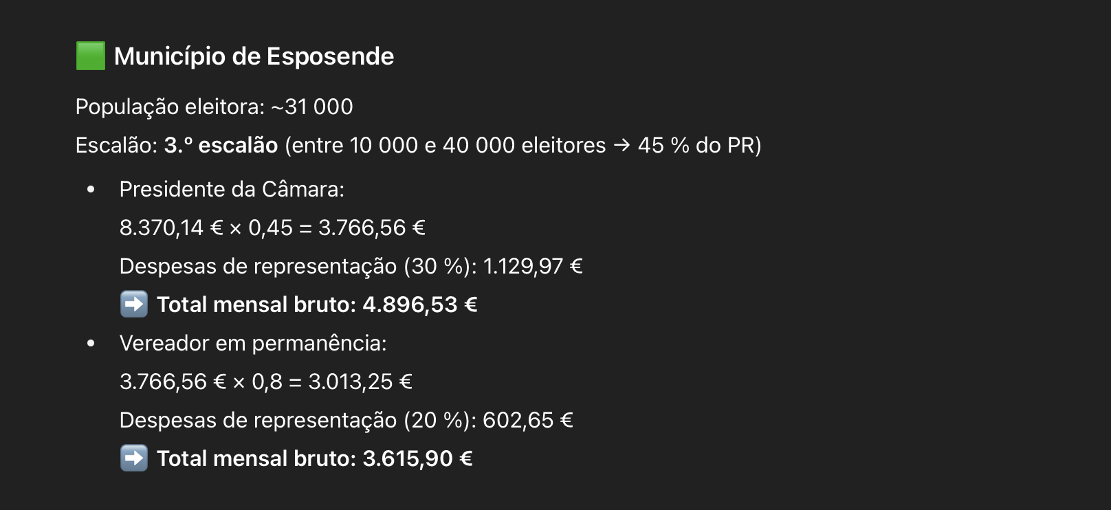Afinal, quanto ganha o "meu" presidente da Câmara? E um vereador? E na ...