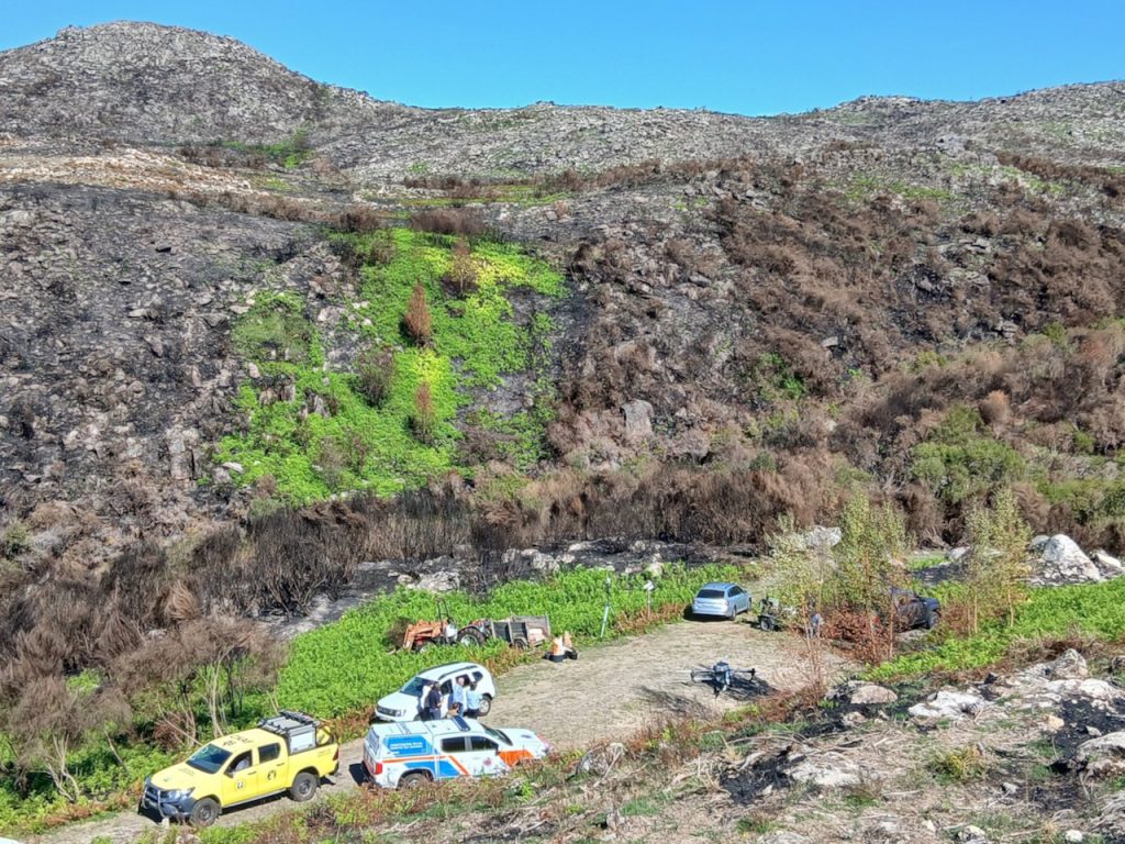Ponte da Barca: Este drone está a lançar "vida" na Serra Amarela pós-incêndio no PNPG PNPG Geres serra amarela drone espalha sementes incendios - 1