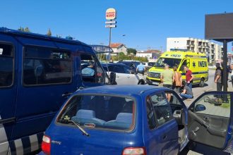 Braga acidente trotinete