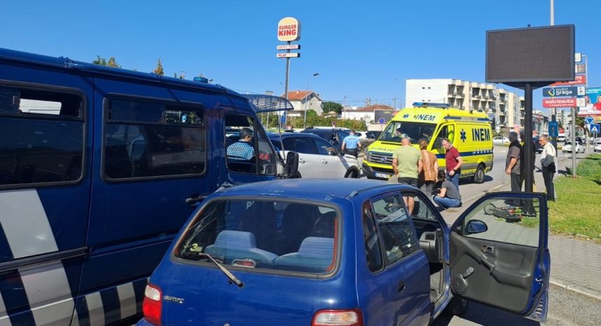 Braga: Homem ferido em despiste de trotinete Braga acidente trotinete