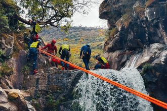 Ponte da Barca resgate canyoning