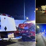 acidente famalicao gaviao en14 minho portugal