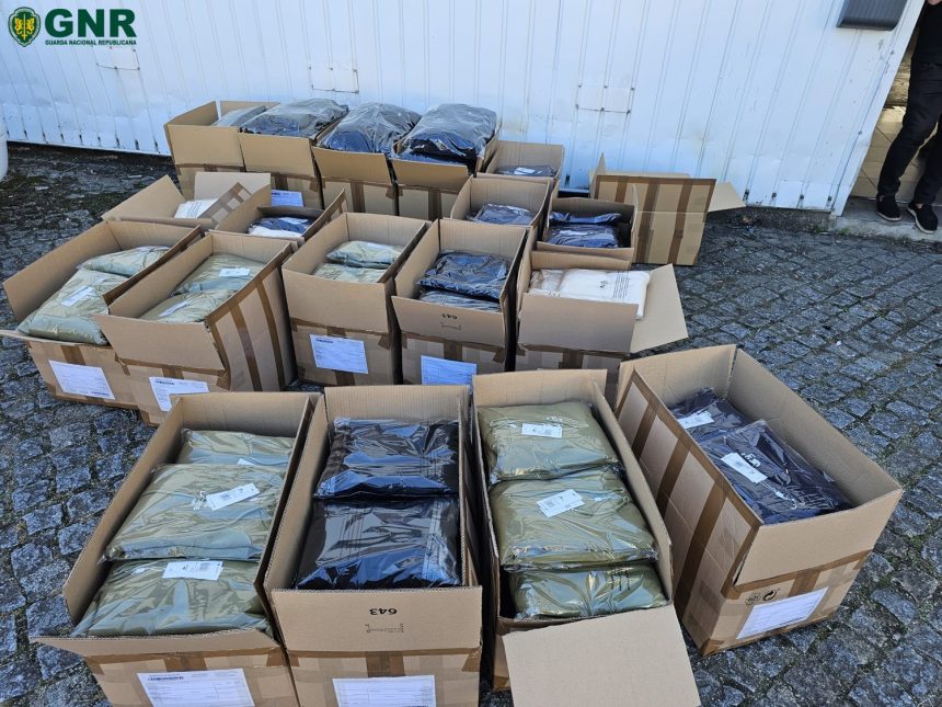 Braga: Operação “MALHA” leva a três arguidos e à apreensão de 1500 artigos contrafeitos operacao malha braga barcelos