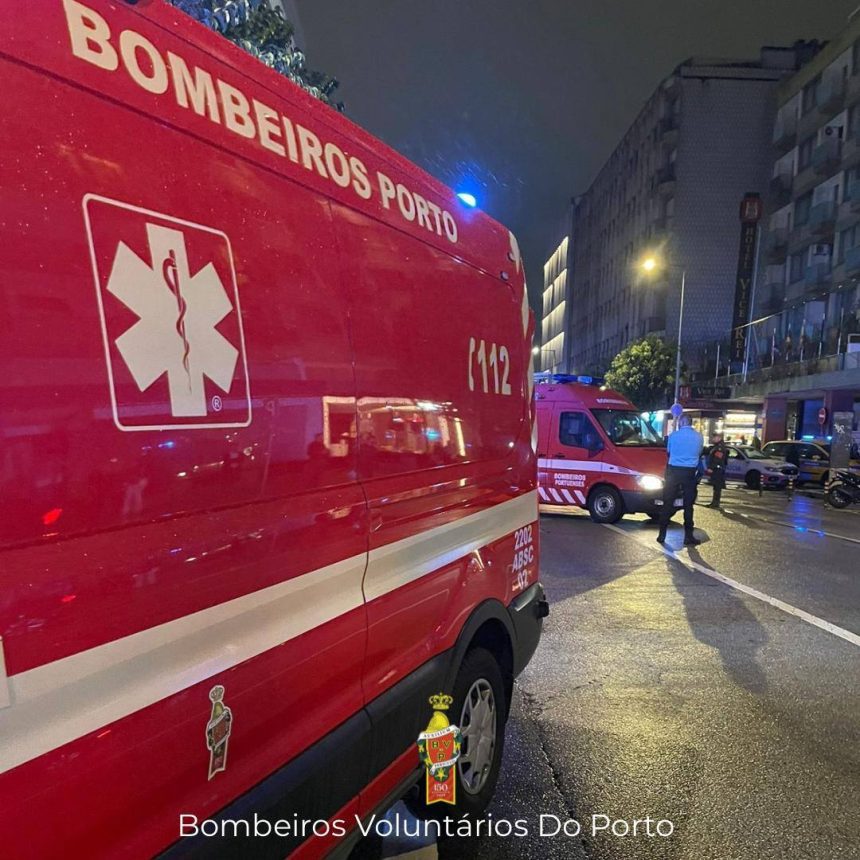 Porto: Duas pessoas atropeladas em passadeira em Ramalde porto atropelamento ramalde ocorrencias INEM