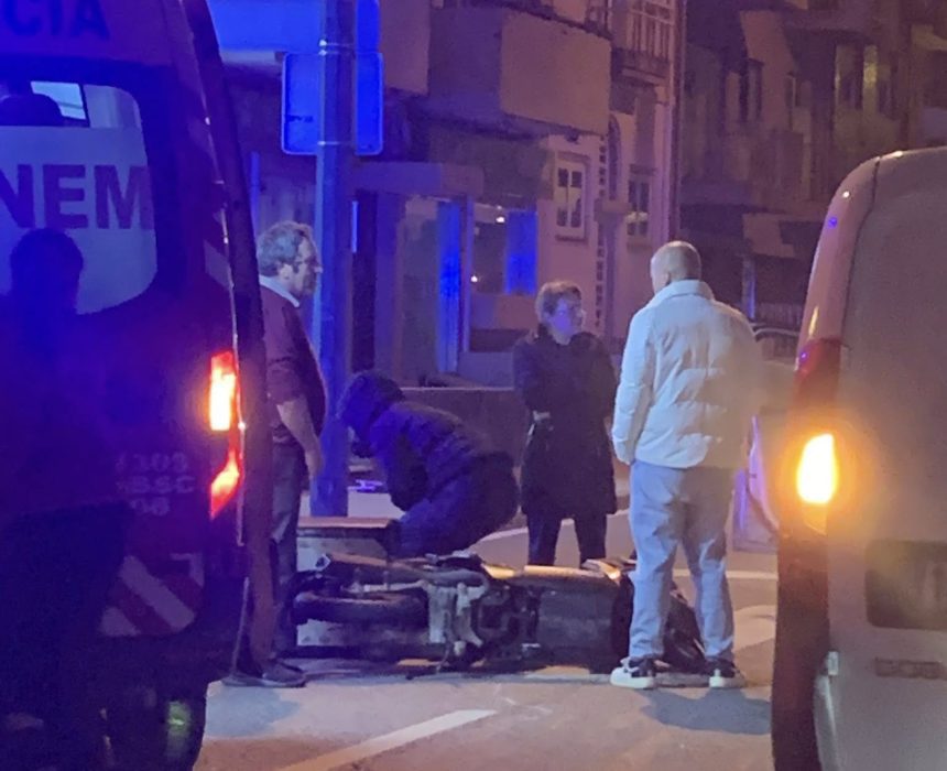 povoa de varzim acidente mota