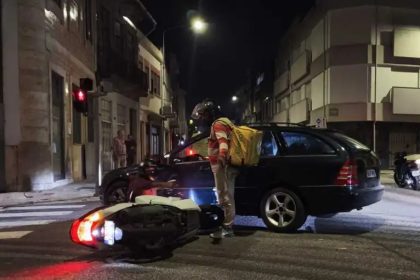 PSP porto acidente INEM rua costa cabral