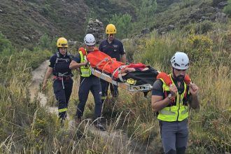 resgate ferido bombeiros sete lagoas PNPG Geres - 2