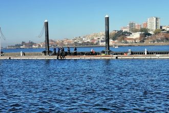 Retomadas buscas por homem após queda de veleiro em Vila Nova de Gaia douro