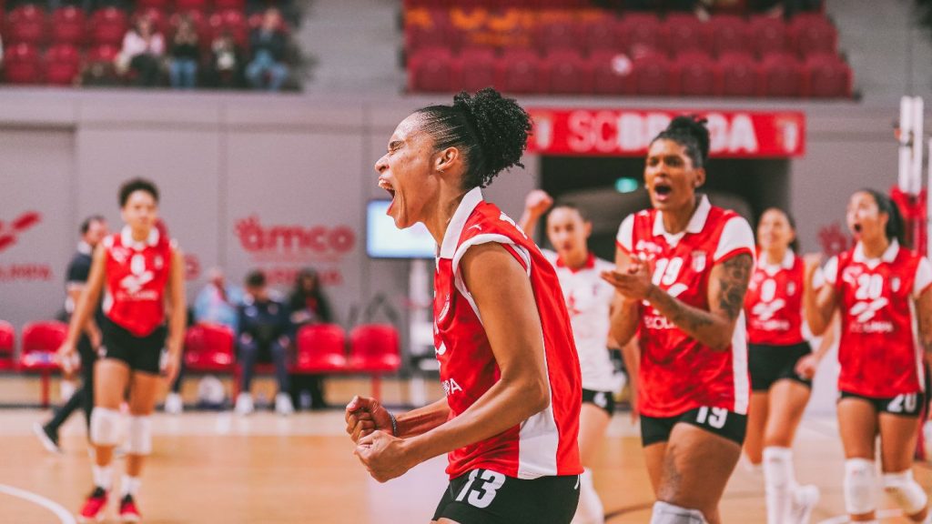 Voleibol: SC Braga vence Vitória SC (3-0) SC Braga voleibol