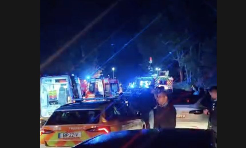 Barcelos: Acidente a envolver ambulância faz sete vítimas. Cinco são graves (vídeo) acidente Barcelos En103 feitos vilar do monte inem bombeiros CVP ambulancia