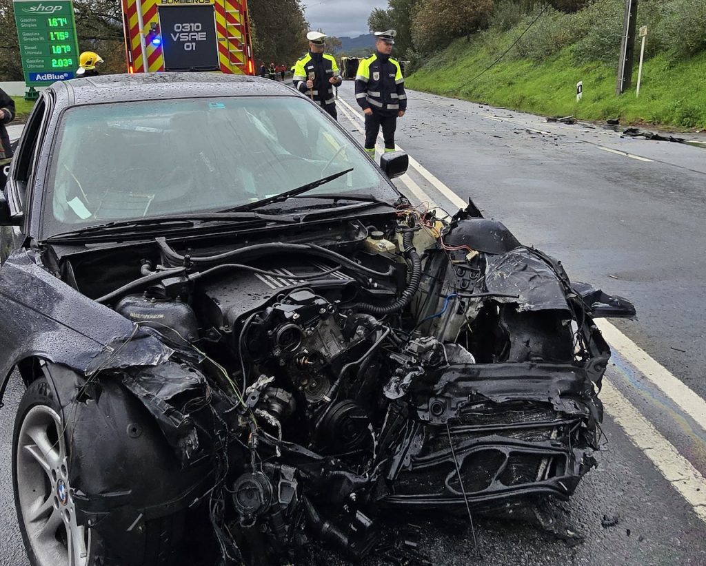 acidente na povoa de lanhoso EN103 - 3