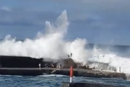 ondas gigantes tenerife mortos