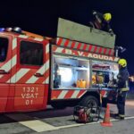 bombeiros aguda acidente motociclista