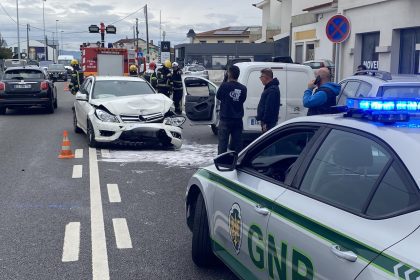 Acidente na EN13 Póvoa de Varzim Esposende Navais - 6