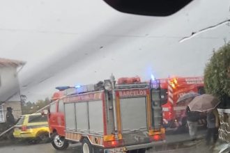 Barcelos Acidente na EN junto à Farmácia Martins, em Lijó, condiciona trânsito