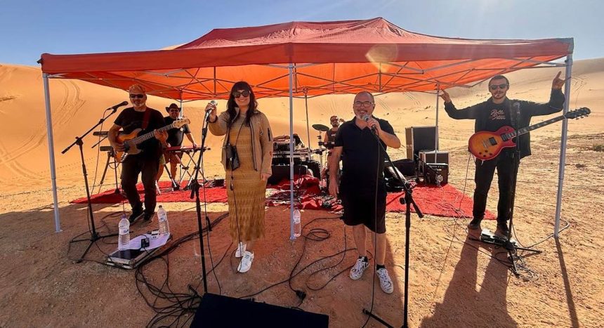 "Bela Trama " de Viana do Castelo atuou do deserto do Saara Bela Trama viana deserto saara concerto