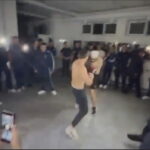PSP policia filmados luta de boxe policia escola pratica