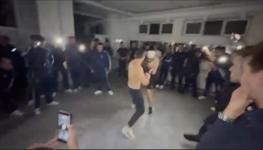 PSP: Filmados em combate de boxe na Escola Prática da Polícia (vídeo) PSP policia filmados luta de boxe policia escola pratica