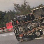 Capotamento na Trofa a3