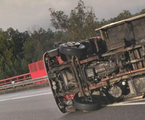 Capotamento na Trofa a3