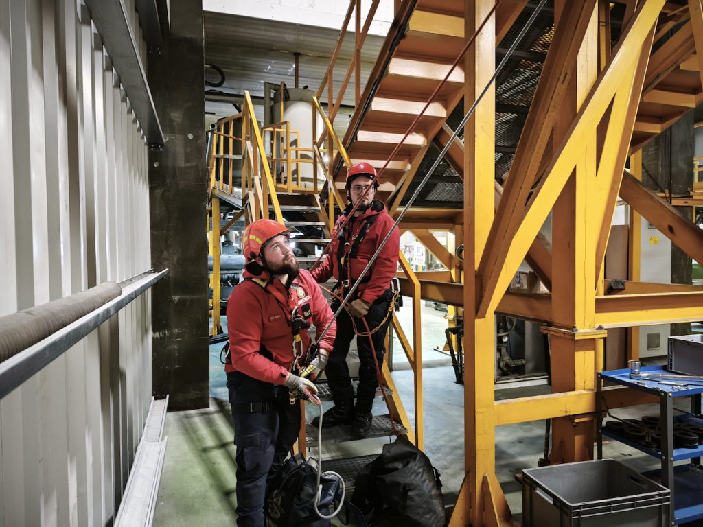 Esposende: BV Fão e NKT testam salvamento em altura NKT Cables BV Fao - 1