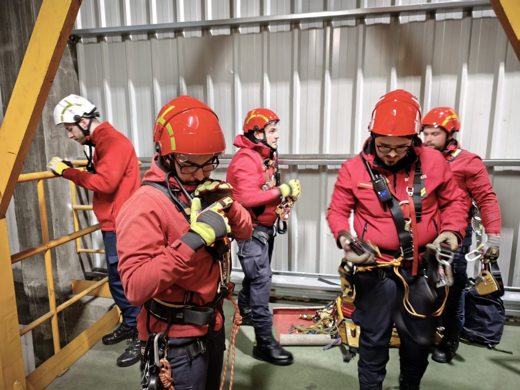 Esposende: BV Fão e NKT testam salvamento em altura NKT Cables BV Fao - 1