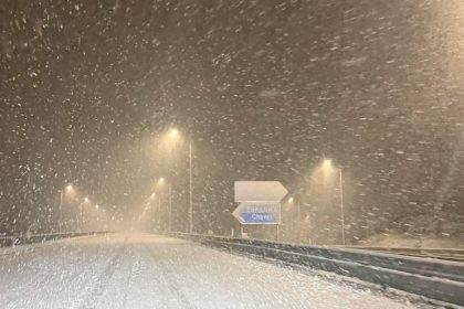 Neve na A24 minho tras os montes viana braga - 1