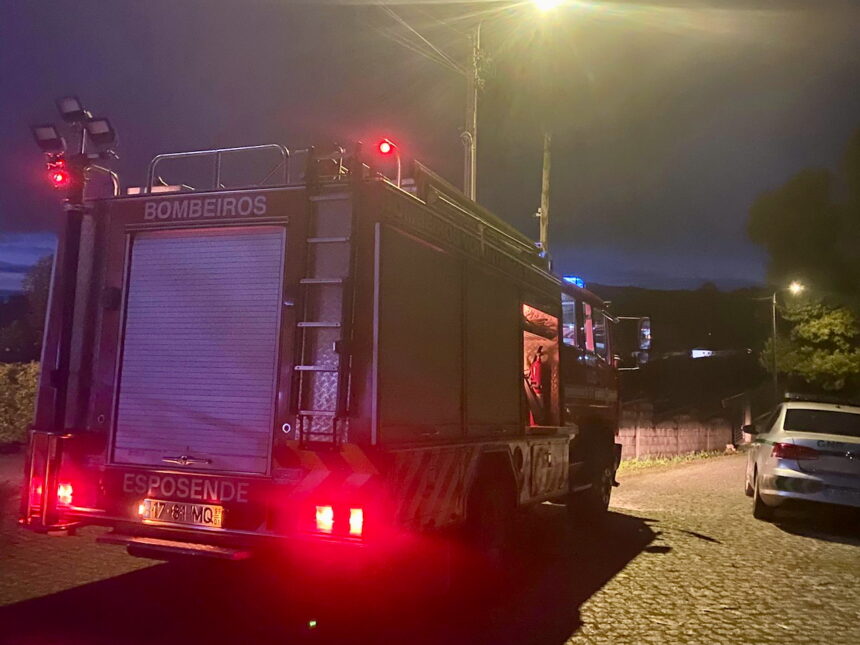 incendio curvos bombeiros esposende