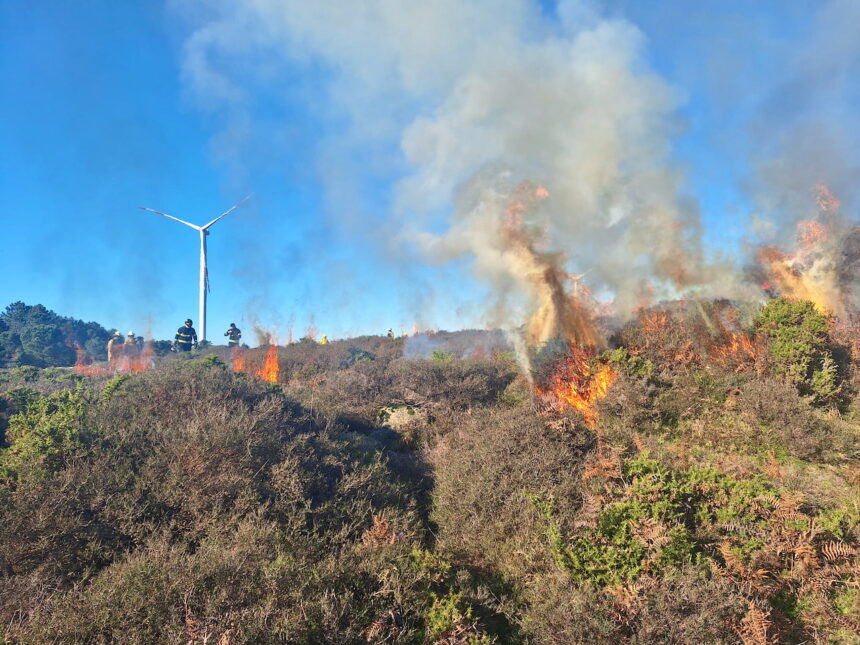Bombeiros fogo viana ponte de lima