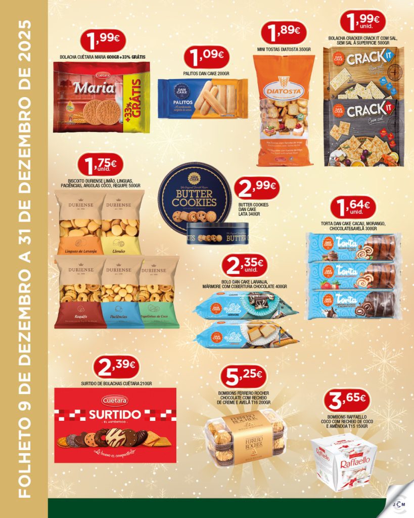 Supermercado da Cooperativade Esposende que estará em vigor até 31 de Dezembro,