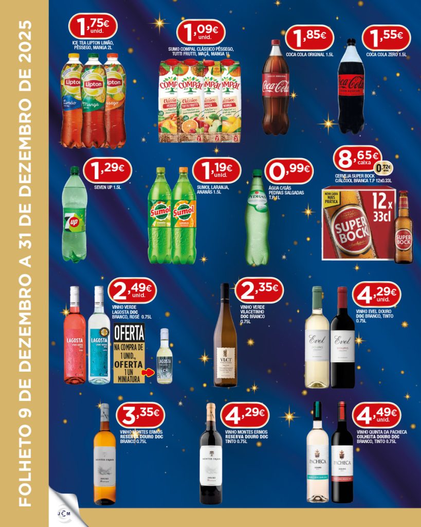 Supermercado da Cooperativade Esposende que estará em vigor até 31 de Dezembro,