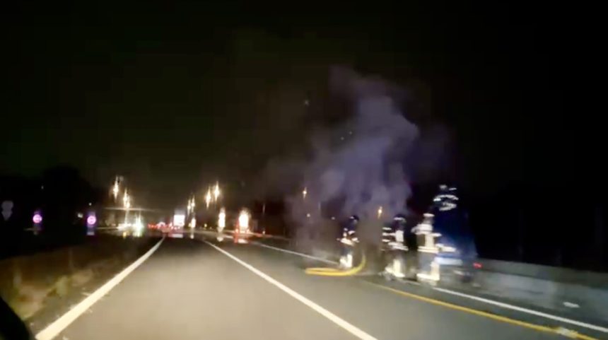 incendio carro A28