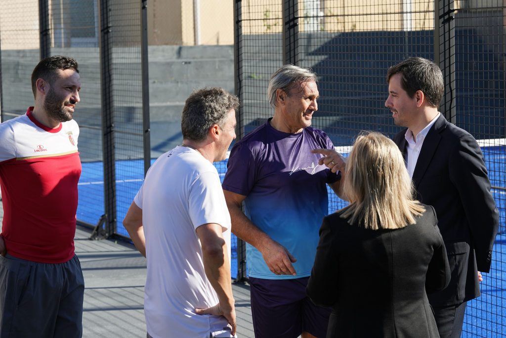 Inauguração campo de Padel na junta de freguesia de Frossos 13 Dezembro de 2025