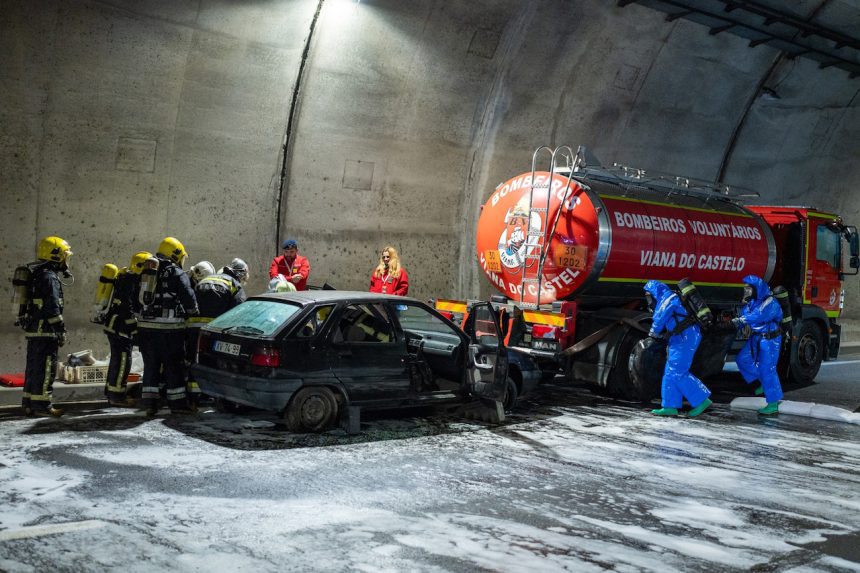 ponte de lima operação bombeiros simulacro teste meios bombeiros - 6