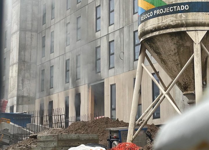 residencia universitaria incendio braga