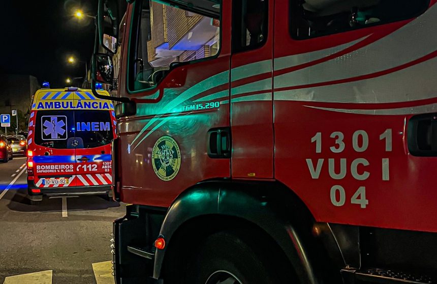 sapadores de gaia bombeiros