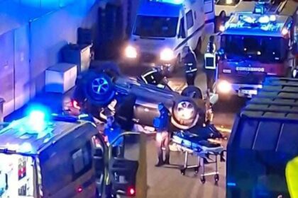 urgezes acidente guimaraes supermercado