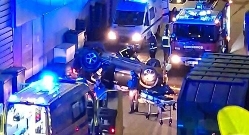 urgezes acidente guimaraes supermercado