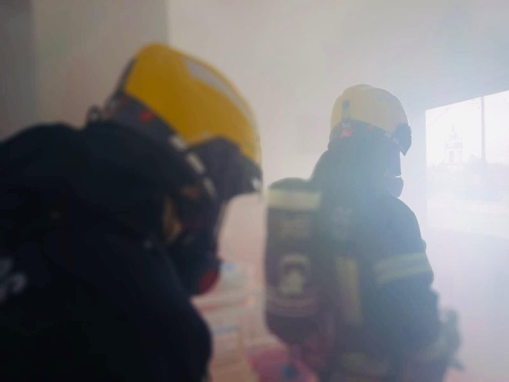 Viana: Simulacro põe à prova resposta a incêndio no Centro Social Paroquial de Deão simulacro deao voluntarios de viana 12