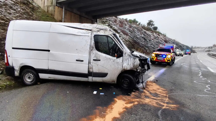 A4 bragança acidente bombeiros - 1