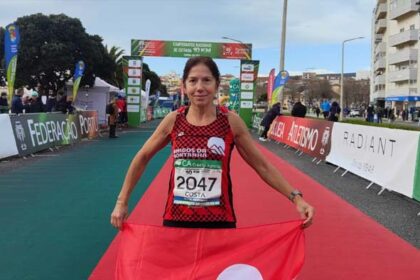 Atletismo Graça Costa brilha e vence escalão F55 na Meia Maratona Manuela Machado