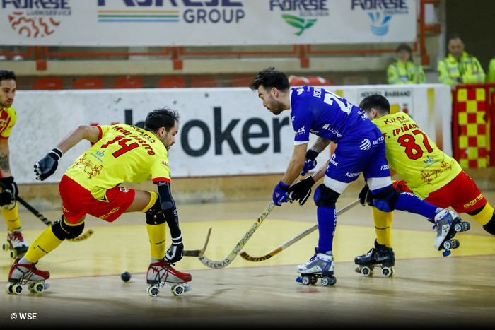 Hóquei em Patins: Bassano derrota OC Barcelos e expõe ineficácia nas bolas paradas OC Barcleos perde italia bassano