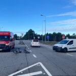 acidente a envolver bicicleta e viatura ligeira no nó A28 em Esposende - 1