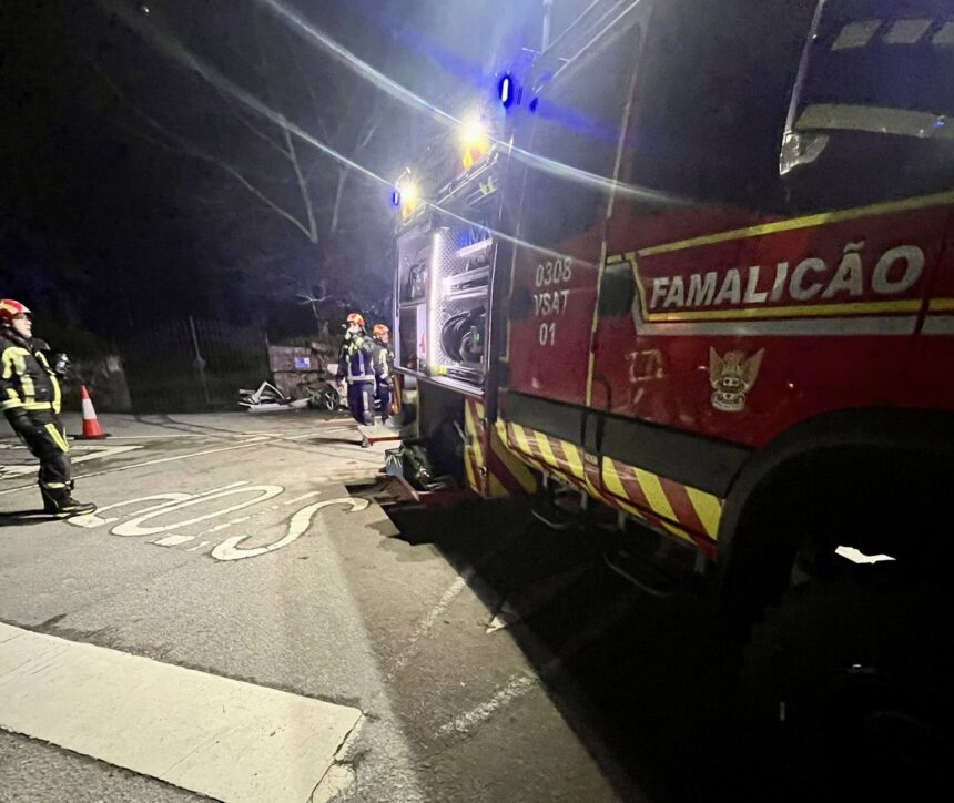acidente famalicao um morto